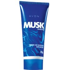 Musk Creme de Barbear - Avon